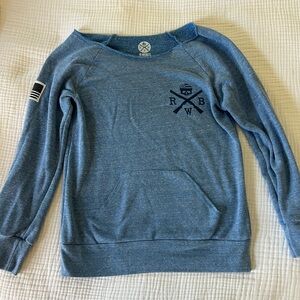 Blue Crew Neck Sweater